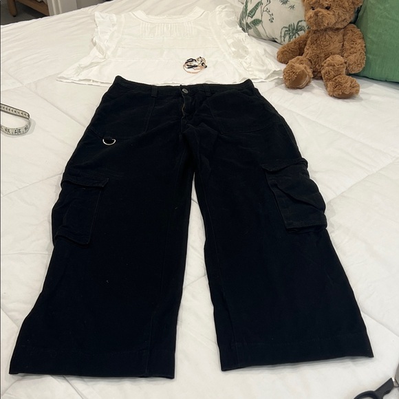 simple societe Pants - Black Cargo Pants